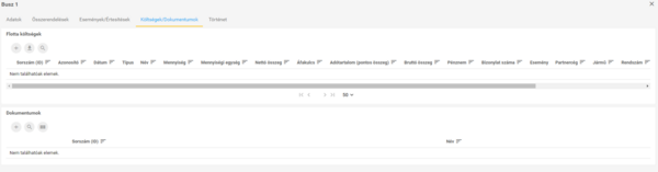  Költségek/Dokumentumok