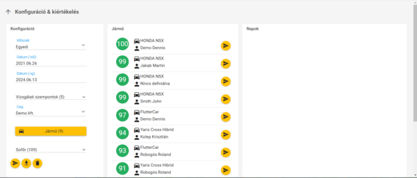 Konfiguráció&kiértékelés